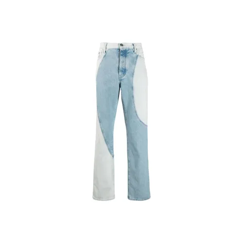 OFF-WHITE Jeans Men Blue