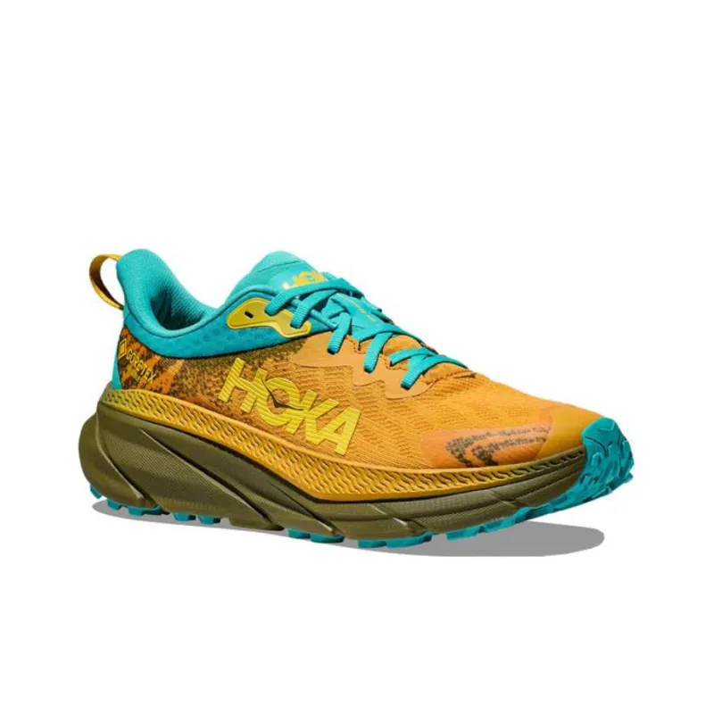 HOKA ONE ONE Challenger Atr 7 Gore Tex Golden Yellow Avocado-2