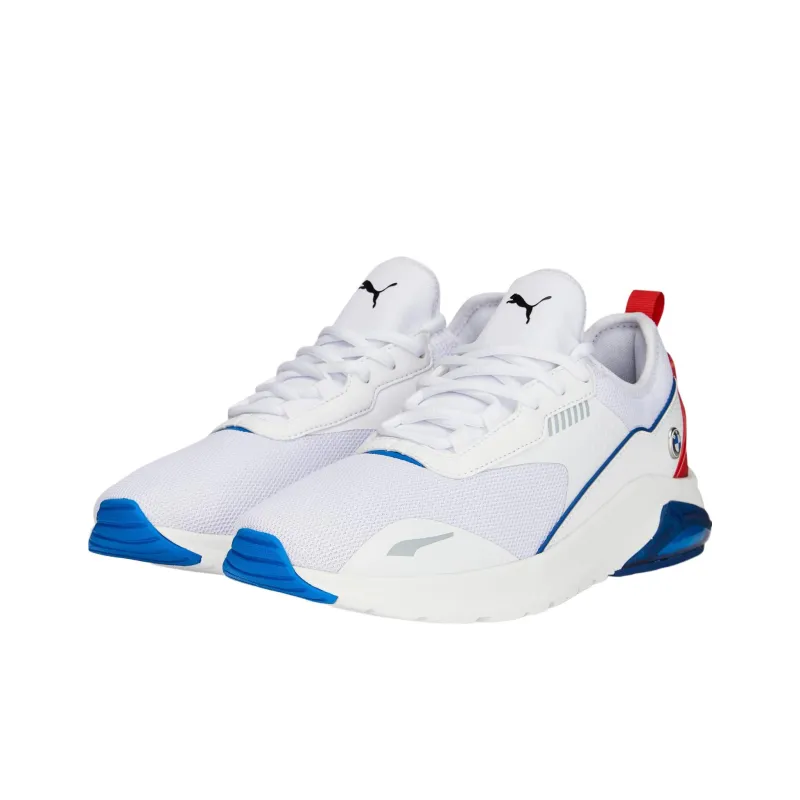 PUMA BMW M Motorsport Electron E Pro Anti-Slip Wear-Resistant Low-Top Sports Casual Shoes Men's White Blue Red-2