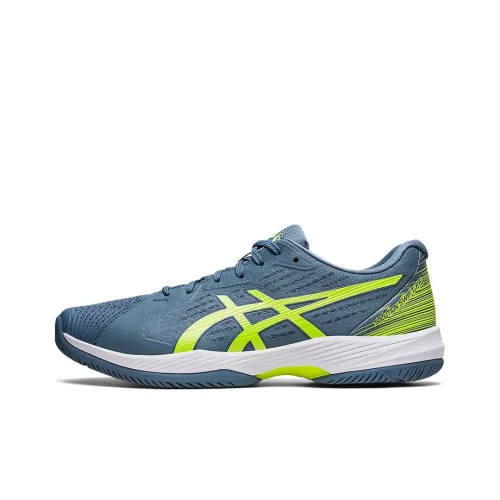 Asics Solution Swift FF 'Steel Blue Hazard Green'