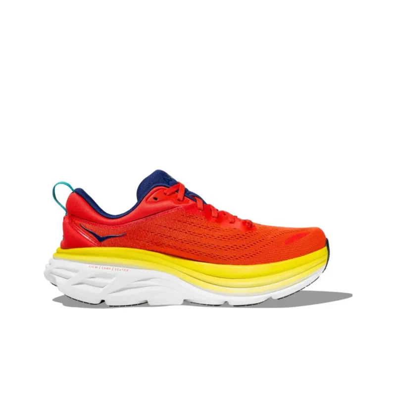 HOKA ONE ONE Bondi 8 Red Alert Flame-1