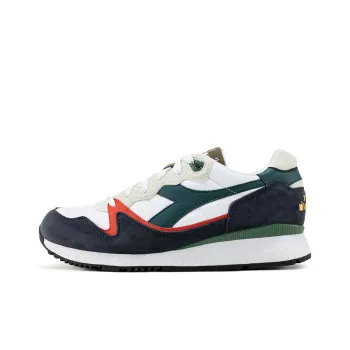 Diadora V7000 Low Top Running Shoes Unisex White Black
