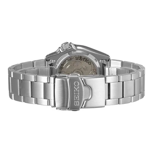 SEIKO Automatic Mechanical Movement Stainless Steel Strap Watch Men's Watches Mother of Pearl Color Watch Dial-5