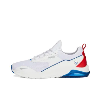 PUMA BMW M Motorsport Electron E Pro Anti-Slip Wear-Resistant Low-Top Sports Casual Shoes Men's White Blue Red