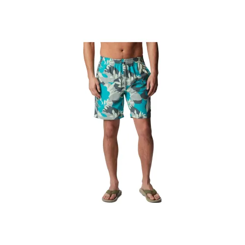 Columbia Casual Shorts Men Ice Green