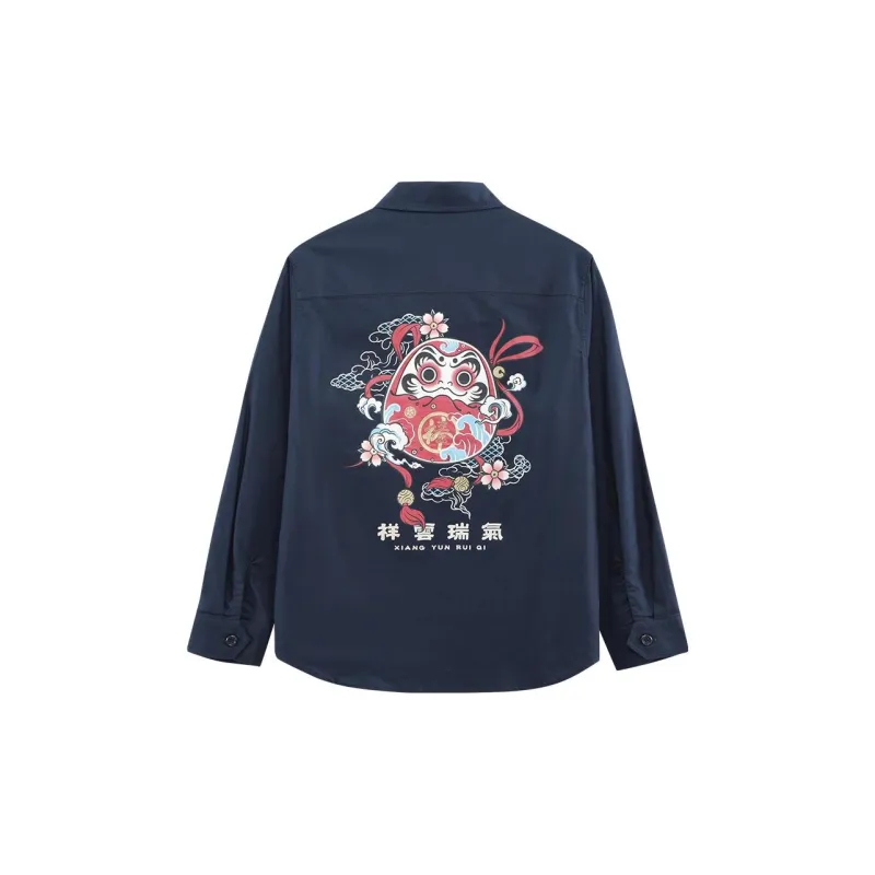 ONIARAI Shirts Men Marine Blue-1