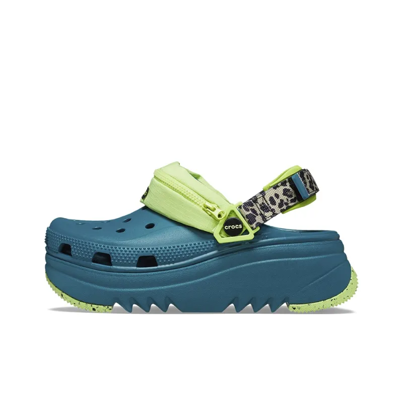 Crocs Hiker Xscape Animal Print Clog 'Teal Green'-0