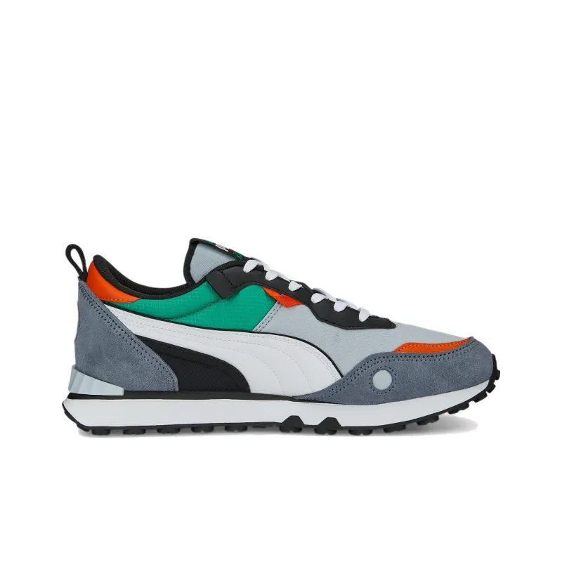 PUMA Rider FV Future Vintage Anti-Slip Wear-Resistant Low-Top Sports Casual Shoes Men's Gray White Black-1