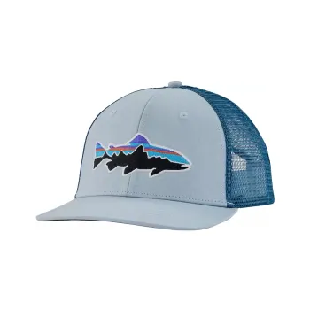 Patagonia Cotton Baseball Caps Unisex Light Blue