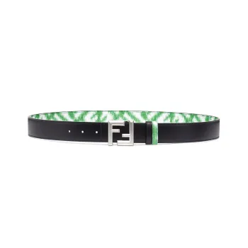 FENDI Leather Belts Men Black