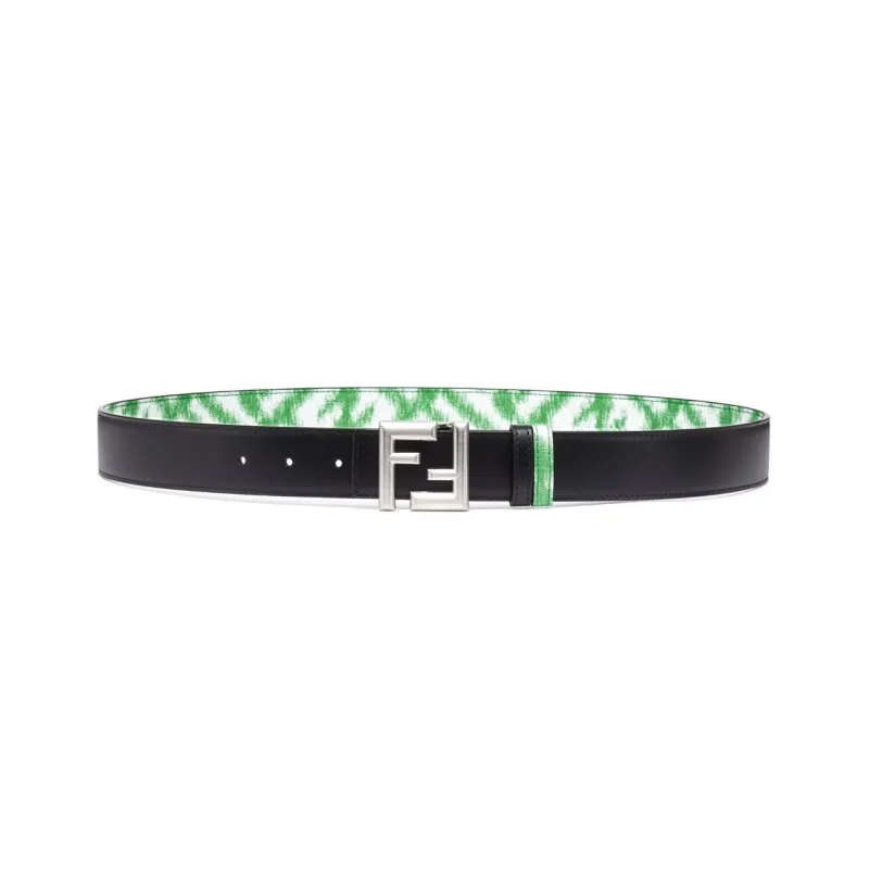 FENDI Leather Belts Men Black-0