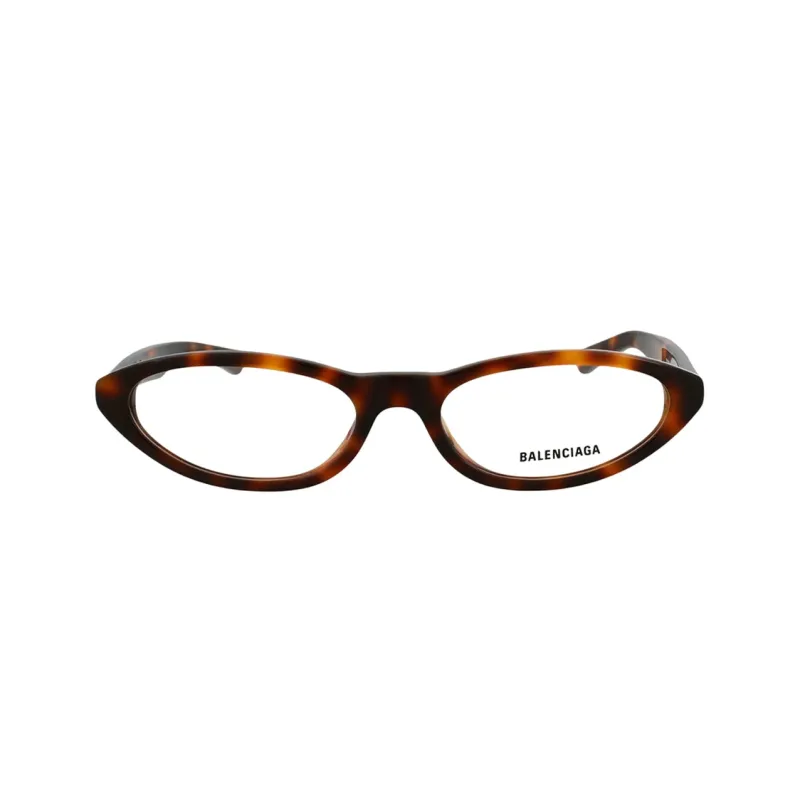 Balenciaga Injection Molding Oval Optical Glasses Unisex Tortoiseshell-1