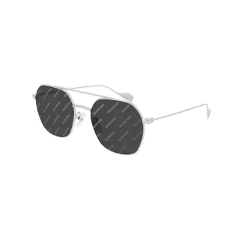 Balenciaga Aviator Sunglasses Unisex Silver