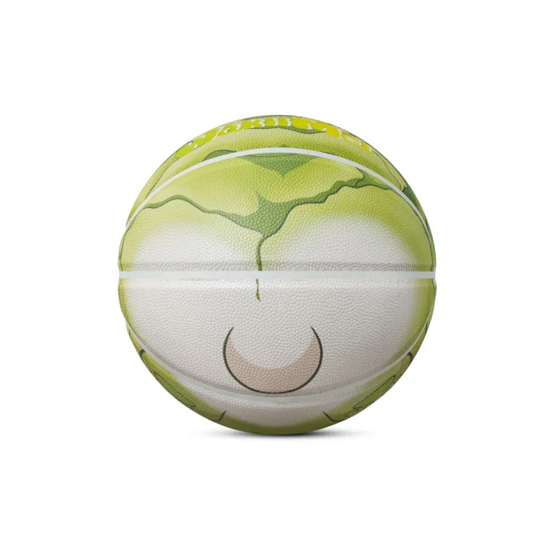 Kuangmi x SHUCAIJINGLING PU Basketball Green Size 7 Glow In The Dark Unisex-7