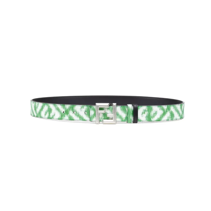 FENDI Leather Belts Men Black-1
