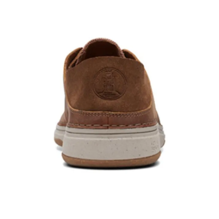 Clarks Casual Leather Shoes Men's Tan-3