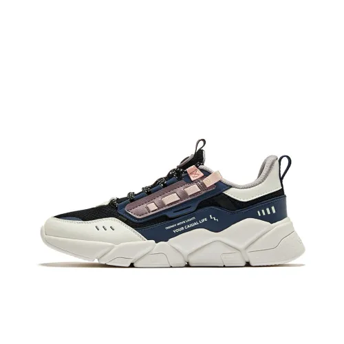 Erke Lead The New Module Series Low Top Running Shoes Women's Black Pink