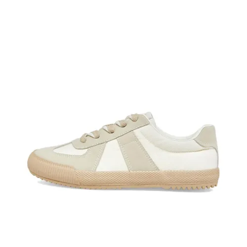 BASTO Casual Shoes Women's Low-Top Beige Khaki