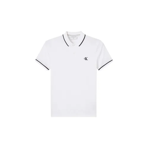 Calvin Klein Polo Shirts Men White