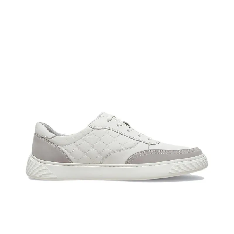 Hush Puppies Stylish Skateboarding Shoes Men's White-1