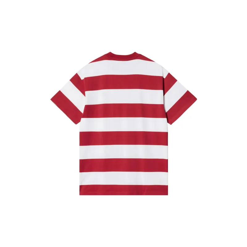 Carhartt WIP T Shirts Men White Red-1