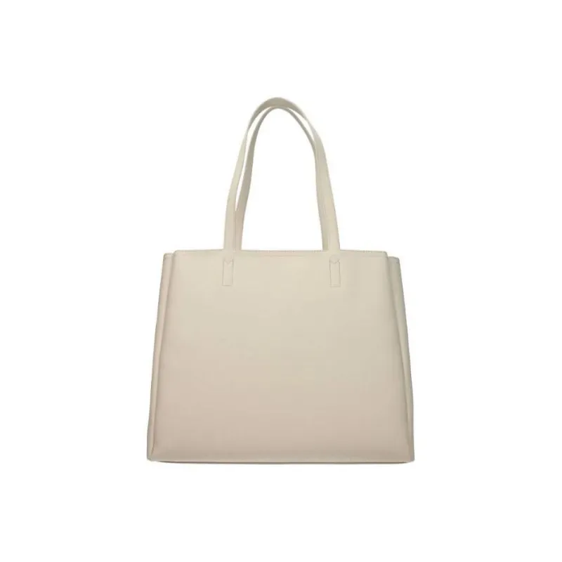 LOVE MOSCHINO Polyurethane Tote Bag Shopping Bag Shoulder Bag Handbag Women's White-4