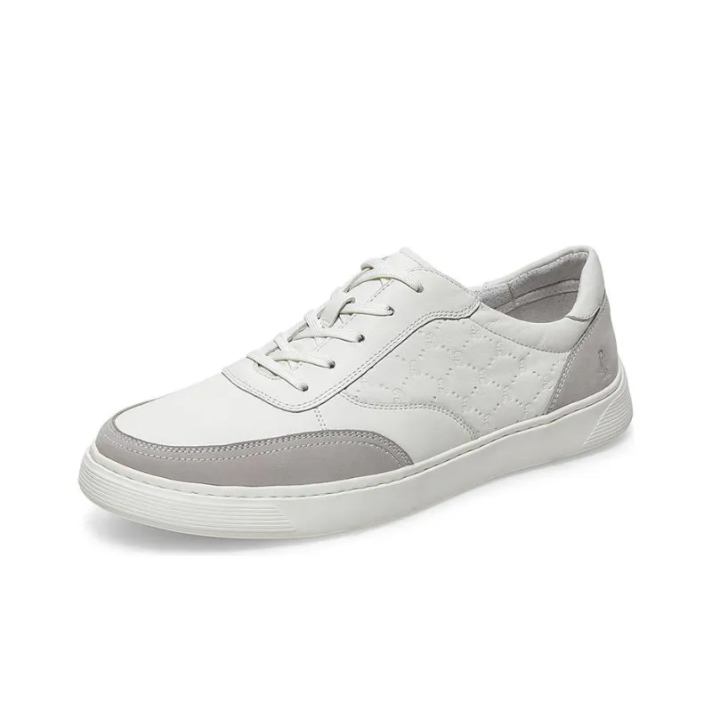 Hush Puppies Stylish Skateboarding Shoes Men's White-2