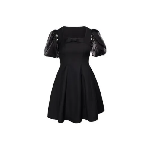 ONE-T Short-Sleeved Dresses Women's Black