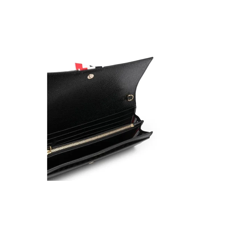 THOM BROWNE Logo Patch Chained Shoulder Bag-4