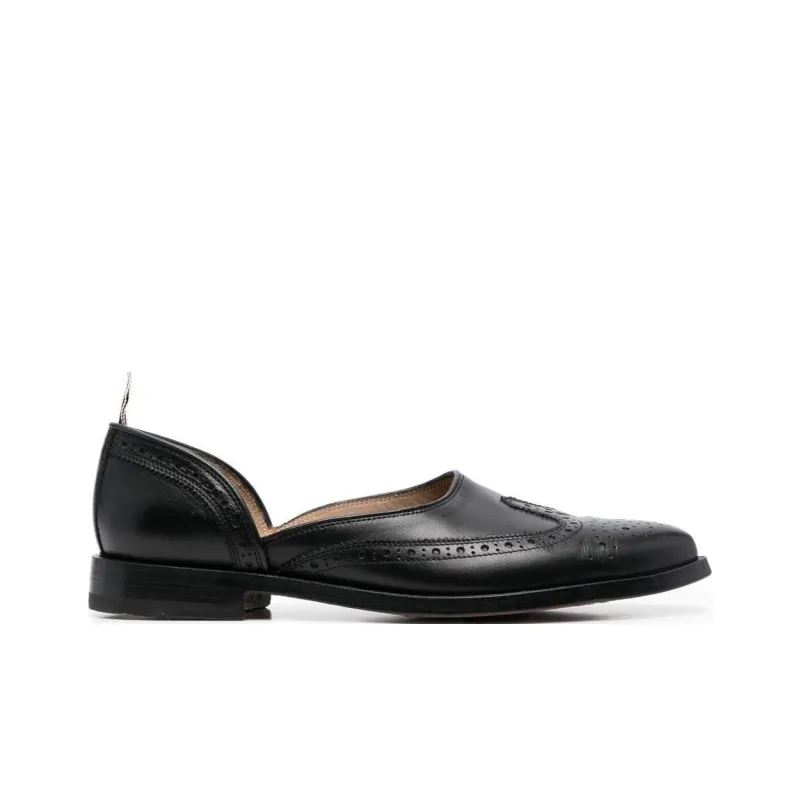 THOM BROWNE· Vitello Casual Single Shoes Women's Black-1