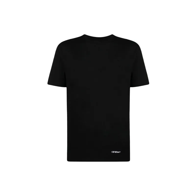 OFF WHITE Scribble Diag Printed Crewneck T Shirt-1