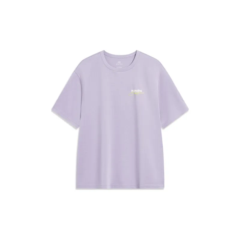LINING Wade Collection T Shirts Unisex Smoky Gray Mauve-1