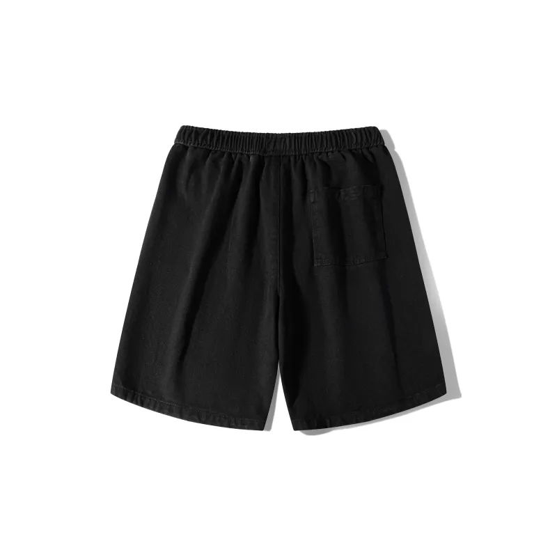 BEENTRILL Casual Shorts Unisex Black-1