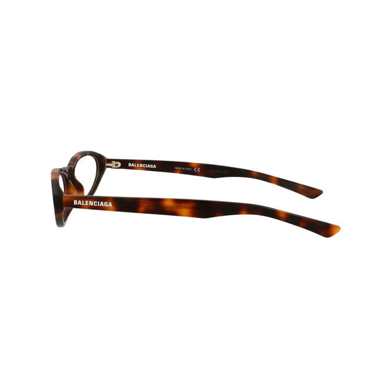 Balenciaga Injection Molding Oval Optical Glasses Unisex Tortoiseshell-2