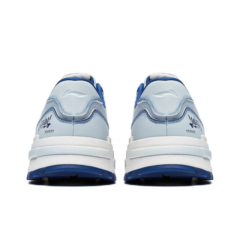 LiNing Wind Rider 2.0 Ocean Durable Breathable Low Top Sports Casual Shoes Men's Blue-3
