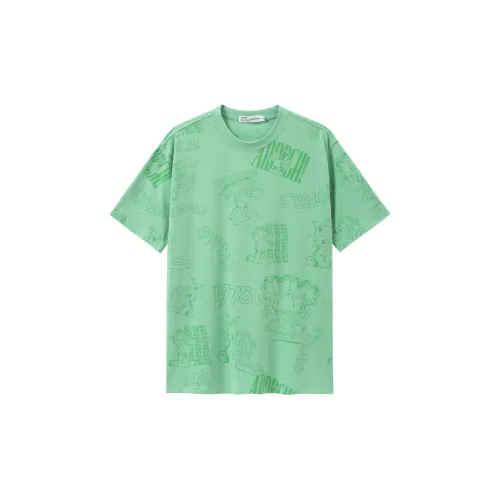 Fun X Garfield T-Shirts Unisex Soft Green