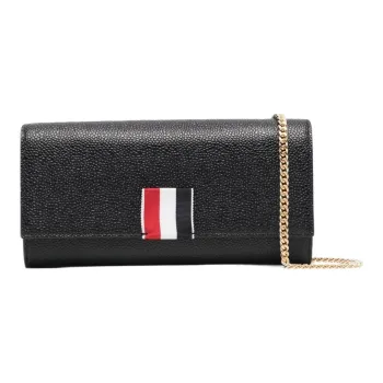 THOM BROWNE Logo Patch Chained Shoulder Bag