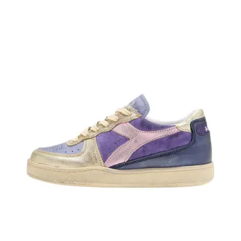 diadora Women's Mi Basket Low 'Metal - Twilight Violet'