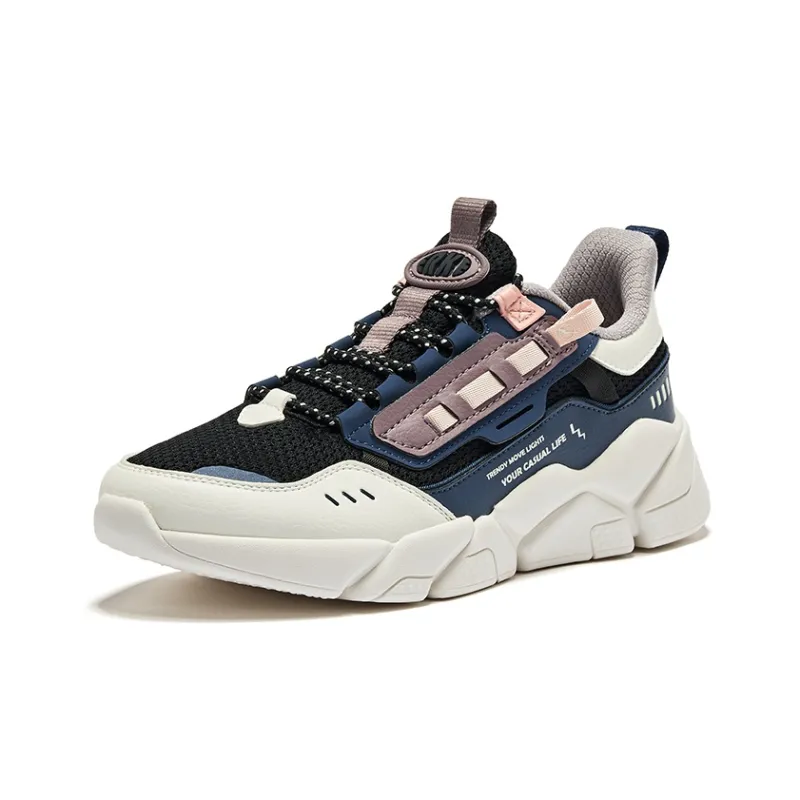 Erke Lead The New Module Series Low Top Running Shoes Women's Black Pink-2