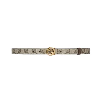 GUCCI Gg Supreme Buckle Belt