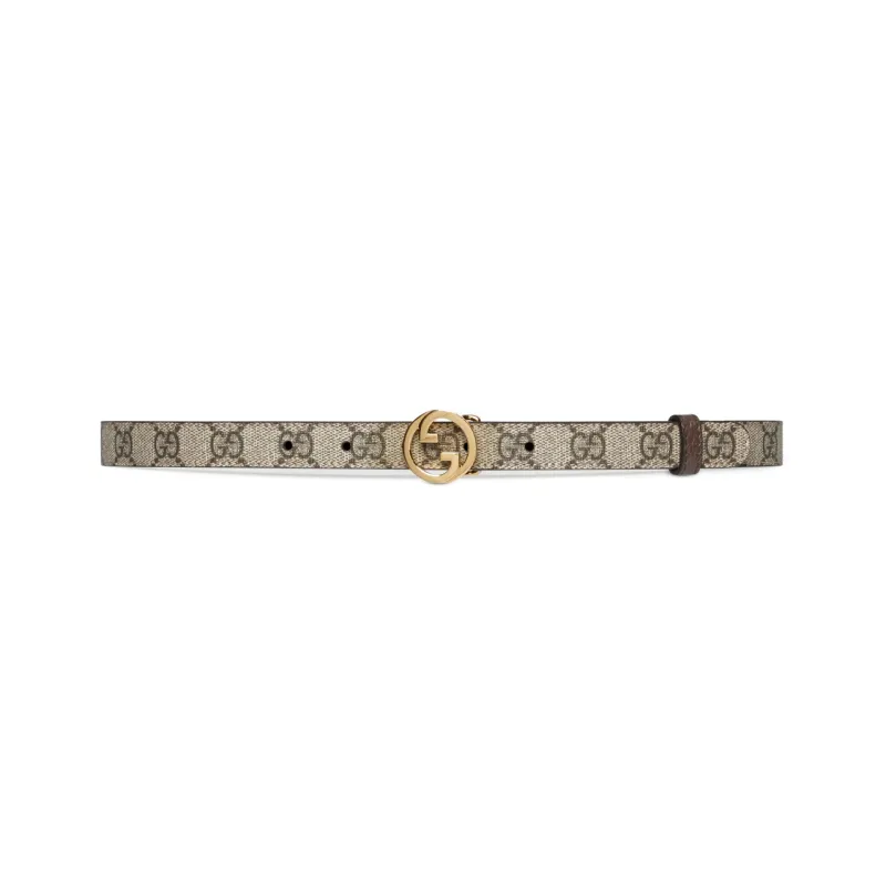 GUCCI Gg Supreme Buckle Belt-0