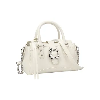 YOCAMU Cow Leather Biker Bag, Shoulder Bag, Crossbody Bag, Handbag Regular Women's Multicolor
