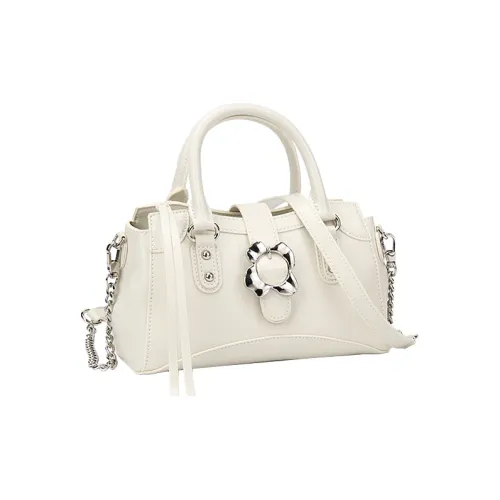 YOCAMU Cow Leather Biker Bag, Shoulder Bag, Crossbody Bag, Handbag Regular Women's Multicolor