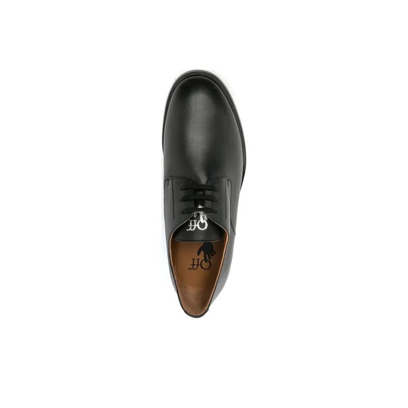OFF WHITE Contrasting sole Derby Shoes-4