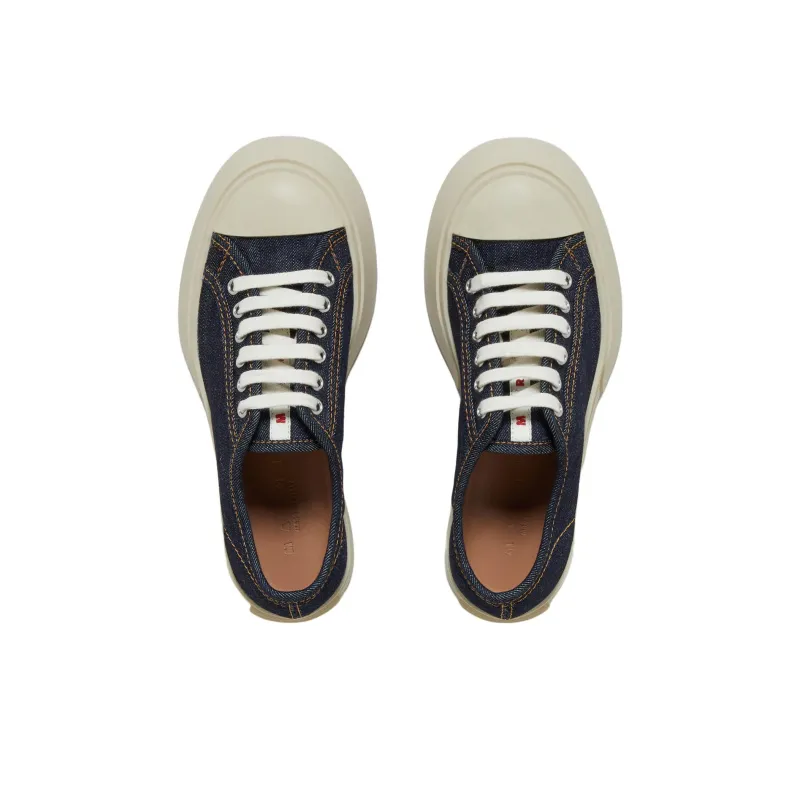 MARNI Denim Pablo Lace Up Sneakers Women's-2