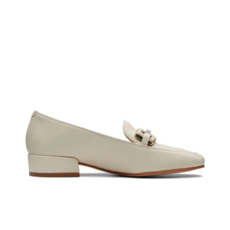 Clarks Soren Collection Casual Single Shoes Women's Ivory-1