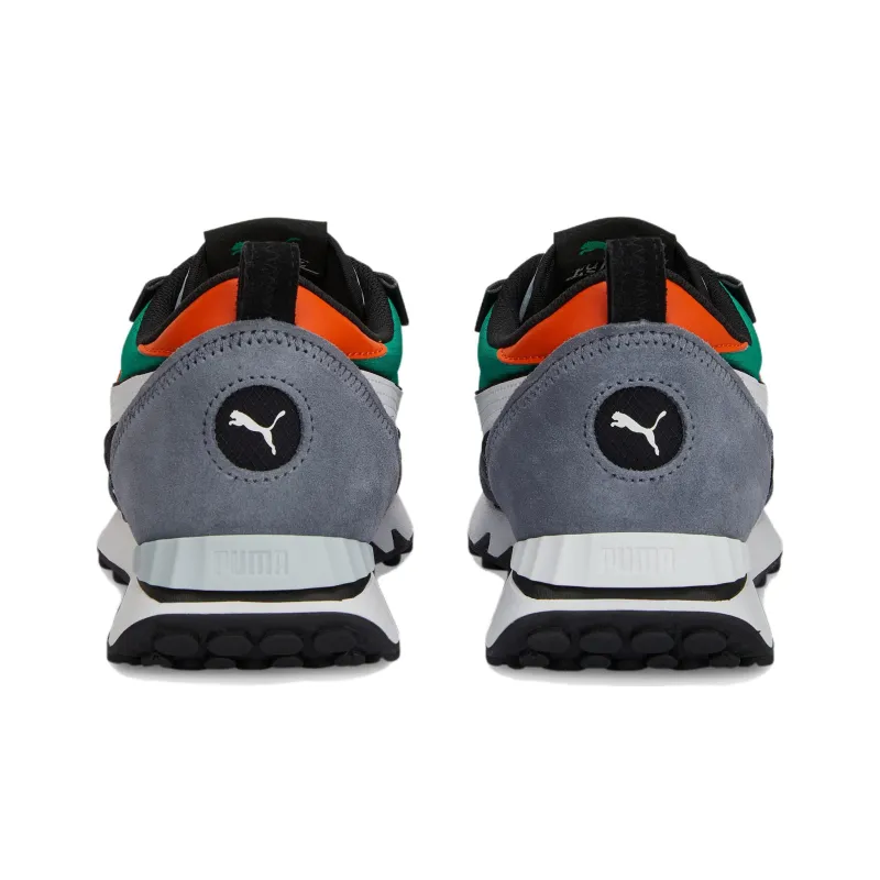 PUMA Rider FV Future Vintage Anti-Slip Wear-Resistant Low-Top Sports Casual Shoes Men's Gray White Black-4