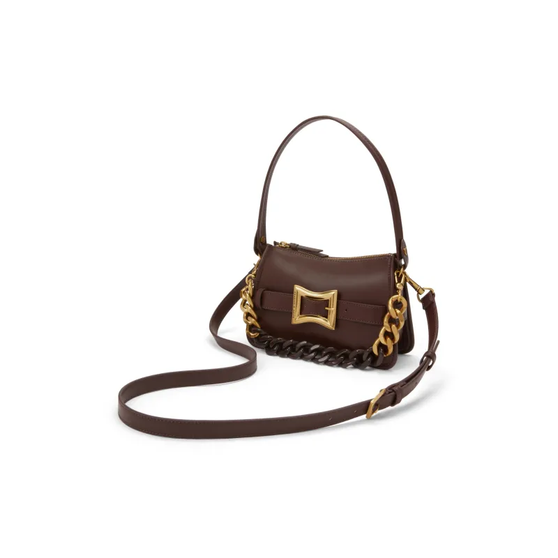 CHARLES&KEITH PU Small Square Shoulder Bag Handbag Small Size Women's Multicolor-7