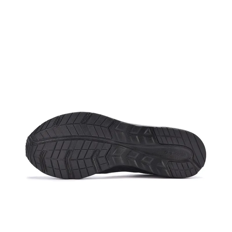DO WIN Marathon Cushioning Anti Slip And Wear Resistant Low Top Casual Running Shoes Unisex Black-4