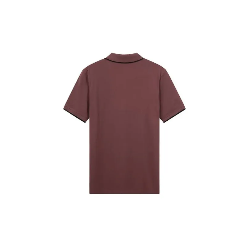 HUGO BOSS Polo Shirts Men Dark Brick Red-1